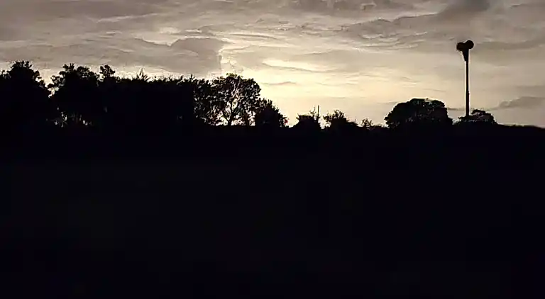 Luxuriöse walisische Holzhütte