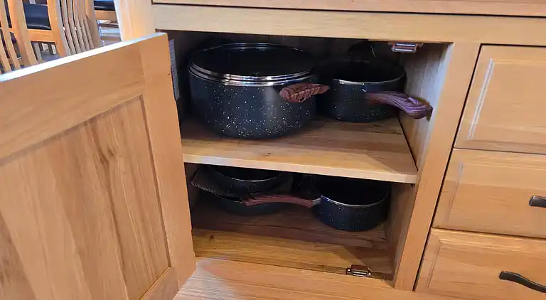 Luxuriöse walisische Holzhütte