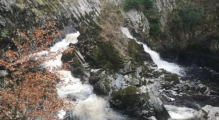 Luxuriöse walisische Holzhütte