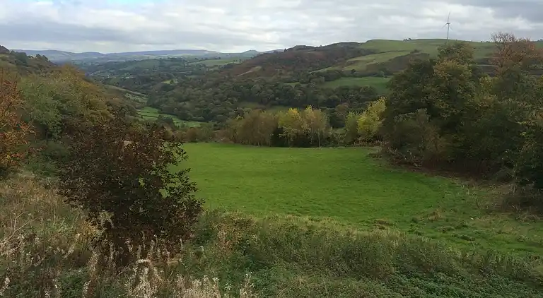 Luxuriöse walisische Holzhütte