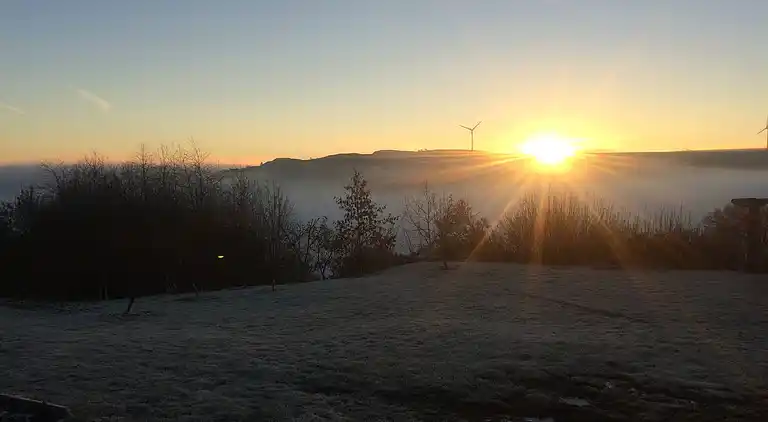 Luxuriöse walisische Holzhütte