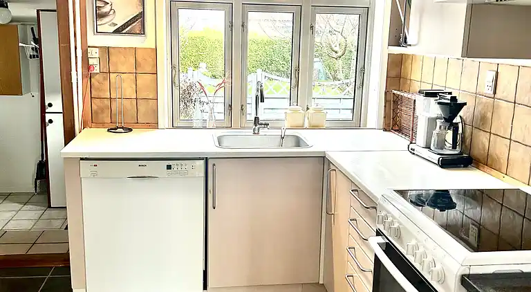 Hyggeligt byhus i hjertet af skønne Bagenkop