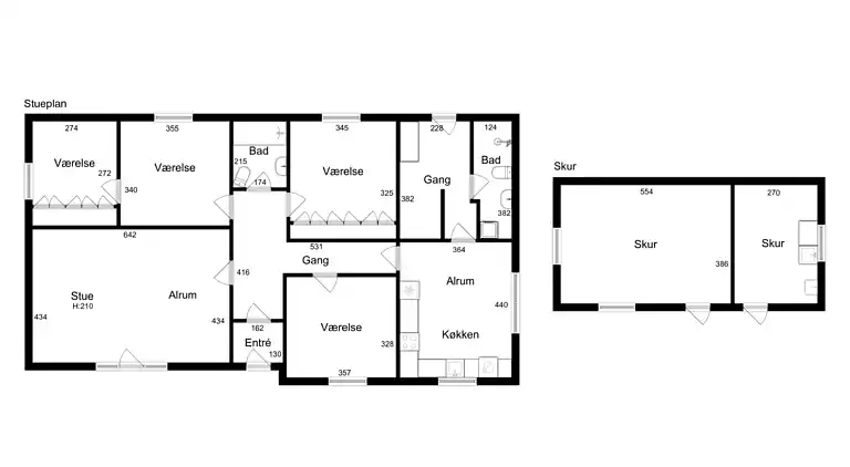 Ferienhaus mit schöner Aussicht