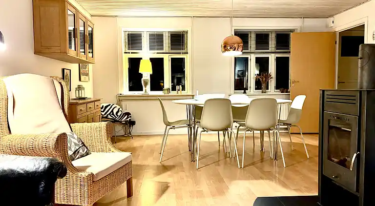 Hyggeligt byhus i hjertet af skønne Bagenkop