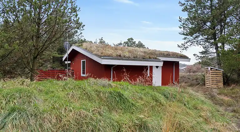 Naturnahes Ferienhaus nahe Meer und Strand
