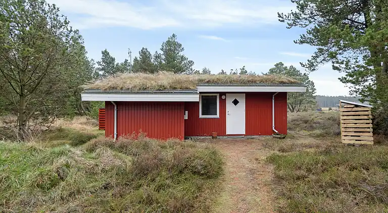Naturnahes Ferienhaus nahe Meer und Strand