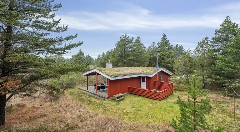 Naturnahes Ferienhaus nahe Meer und Strand