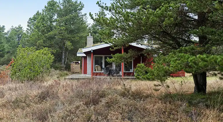 Naturnahes Ferienhaus nahe Meer und Strand