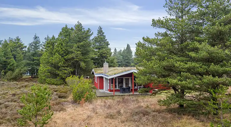 Naturnahes Ferienhaus nahe Meer und Strand