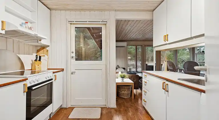 Naturnahes Ferienhaus nahe Meer und Strand