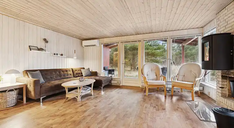 Naturnahes Ferienhaus nahe Meer und Strand