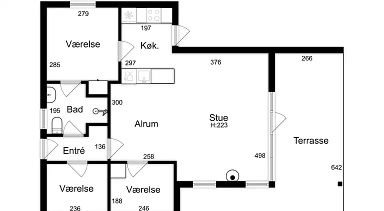 Naturnahes Ferienhaus nahe Meer und Strand