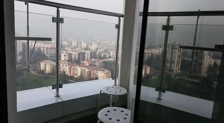 Eigentumswohnung im 19. Stock in Cevahir mit Pool und