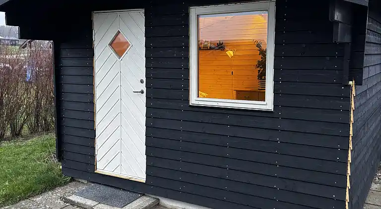 Ferienhaus in Horne mit Meerblick