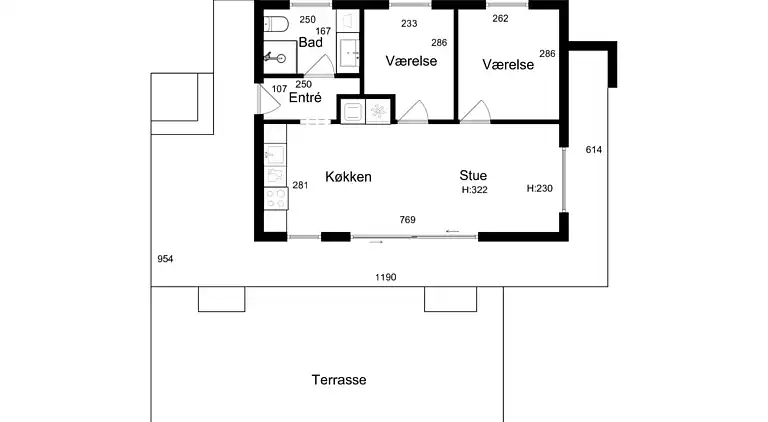 Charmant neu gebautes Ferienhaus 300 m zum Strand
