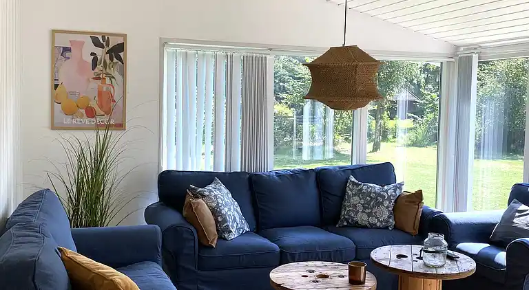 Strandnahes Refugium mit Garten und Sauna