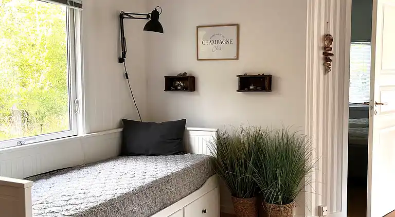 Strandnahes Refugium mit Garten und Sauna