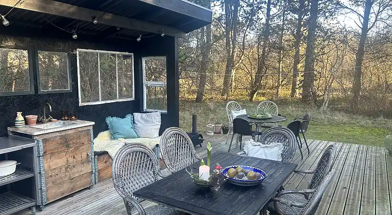 Hyggeligt sommerhus med plads til leg for alle 