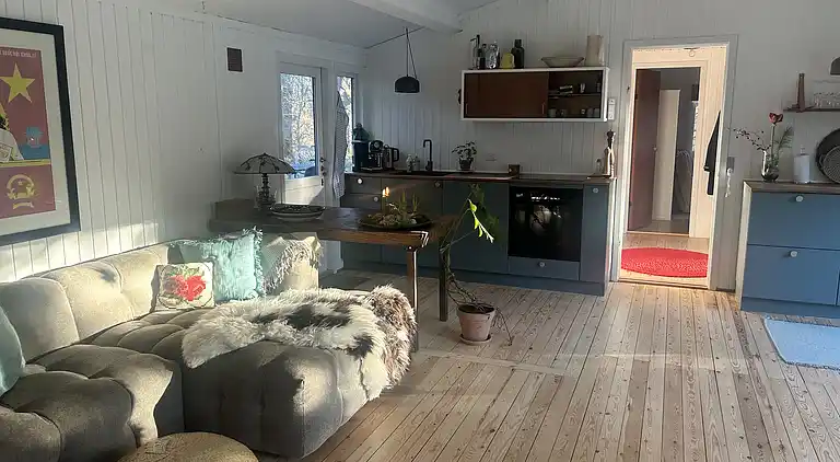 Hyggeligt sommerhus med plads til leg for alle 