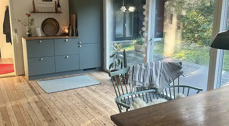 Hyggeligt sommerhus med plads til leg for alle 