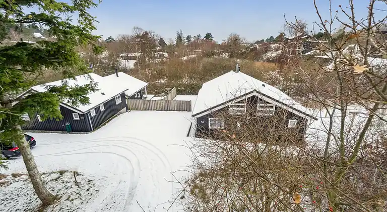 Feriehus med spa og sauna, tæt på natur