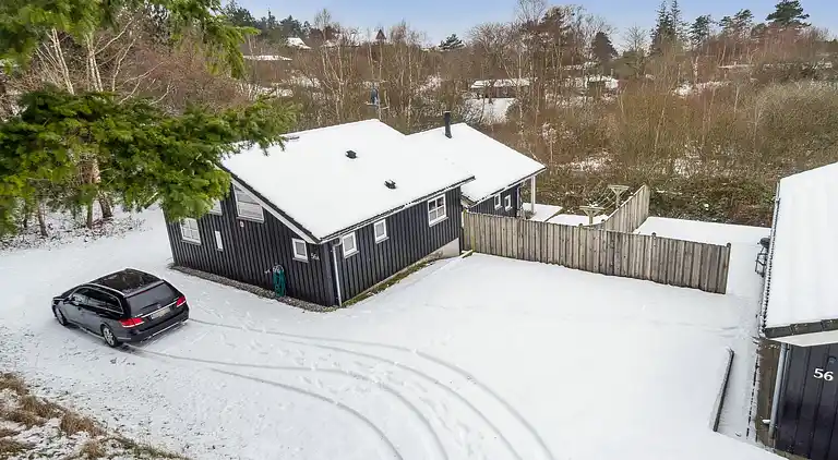 Feriehus med spa og sauna, tæt på natur