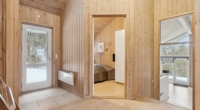 Feriehus med spa og sauna, tæt på natur