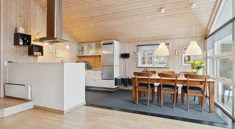 Feriehus med spa og sauna, tæt på natur