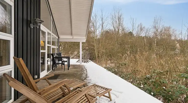 Feriehus med spa og sauna, tæt på natur