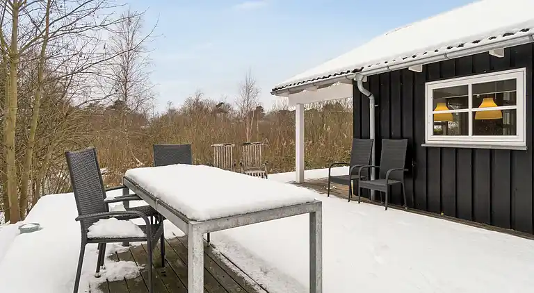 Feriehus med spa og sauna, tæt på natur