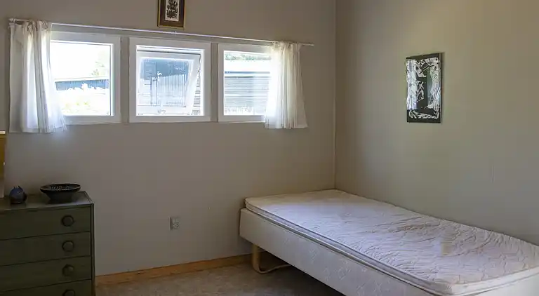 Gemütliches Ferienhaus 100 m vom Sandstrand