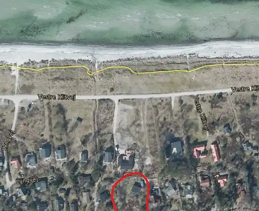 Gemütliches Ferienhaus 100 m vom Sandstrand