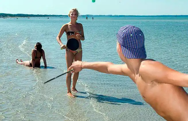 Gemütliches Ferienhaus 100 m vom Sandstrand