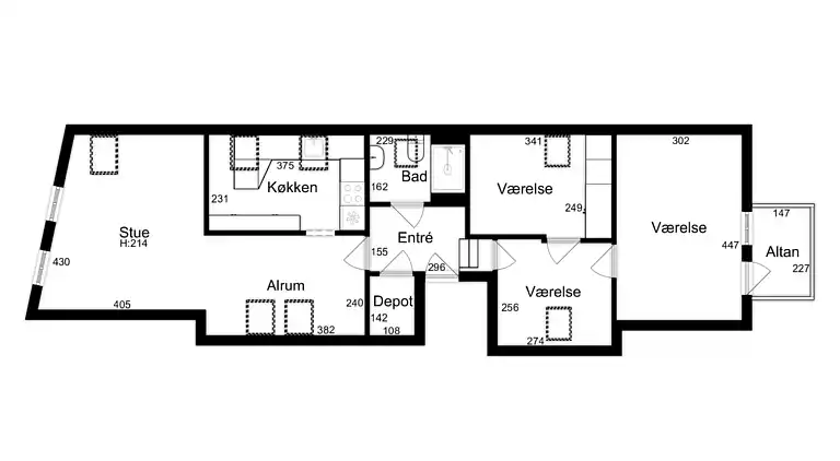 Authentische Ferienwohnung im Herzen Aabenraas