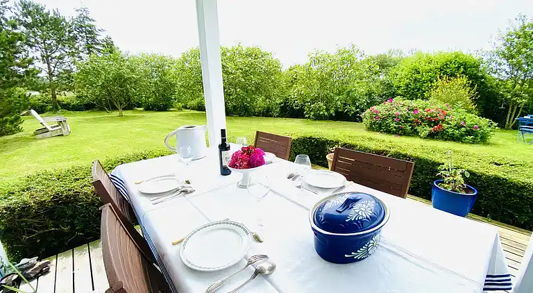Maison en bord de mer dans les dunes