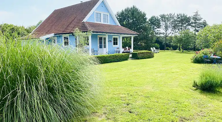 Maison en bord de mer dans les dunes