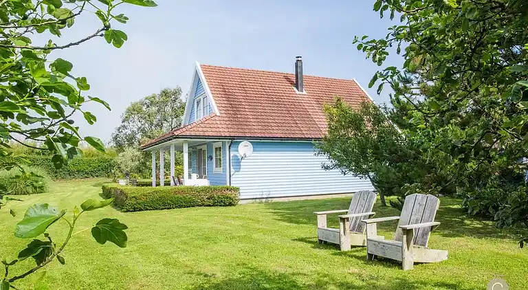 Maison en bord de mer dans les dunes