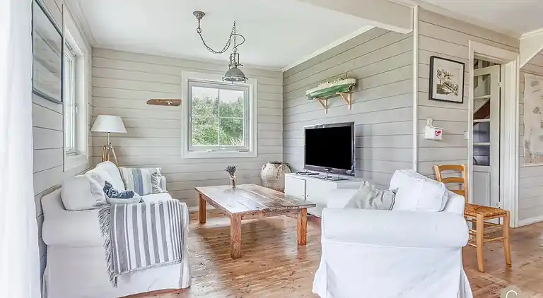 Maison en bord de mer dans les dunes