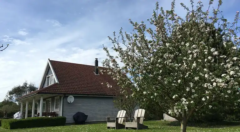 Maison en bord de mer dans les dunes