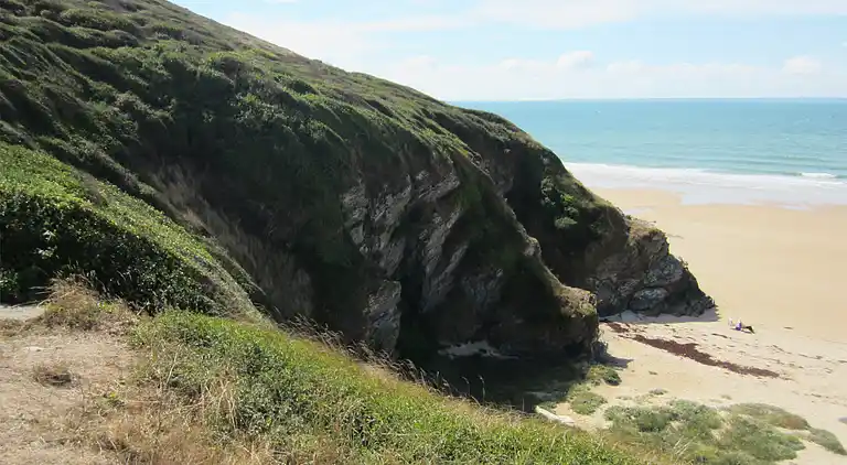 Maison en bord de mer dans les dunes