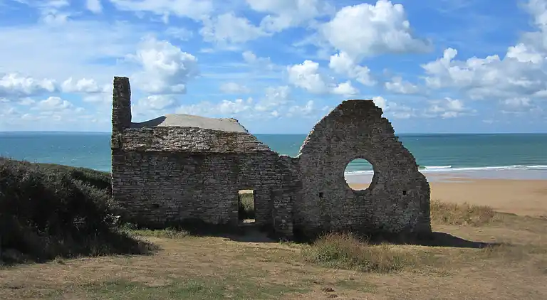 Maison en bord de mer dans les dunes