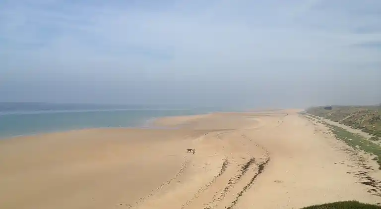 Maison en bord de mer dans les dunes