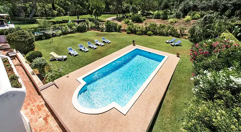 4 Betten, Blick auf den Golfplatz, optionale Poolheizung