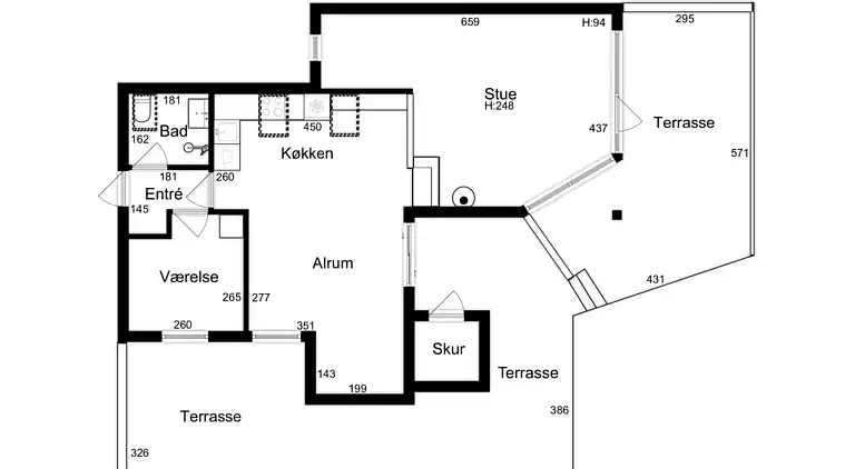 Hyggeligt sommerhus tæt på strand og natur
