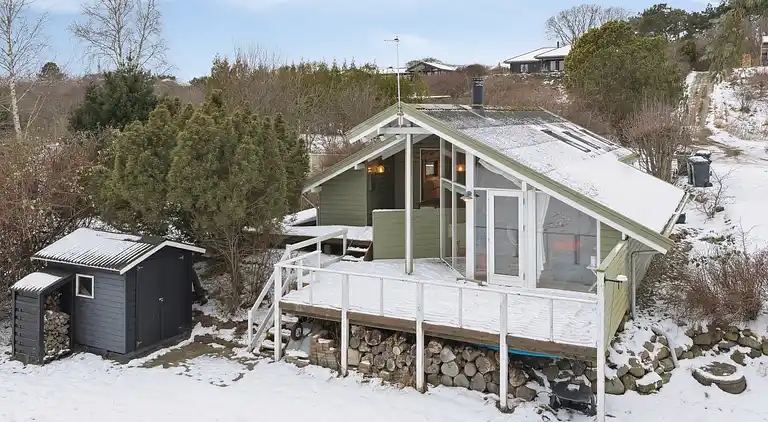 Hyggeligt sommerhus tæt på strand og natur
