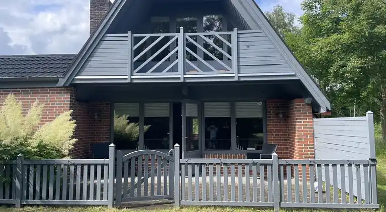 Ruhiges Ferienhaus mit Blick auf Randers Fjord
