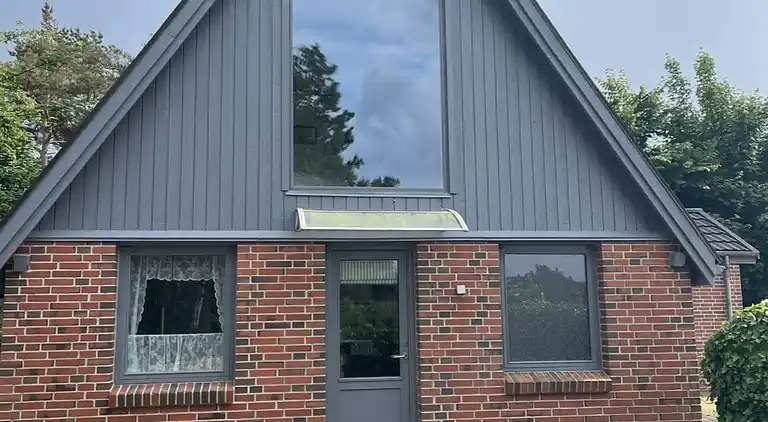 Ruhiges Ferienhaus mit Blick auf Randers Fjord