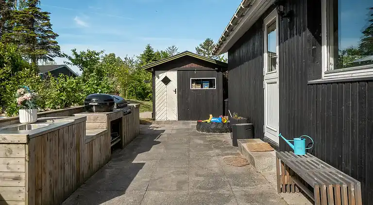 Ferienidylle bei Dejret Klit – Wildnisbad