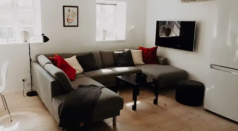 Idyllisches Haus auf einem Reiterhof