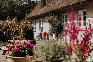 Idylliskt hus på en hästgård